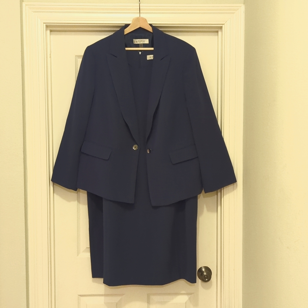 Blue Suit with Dress Size 20w